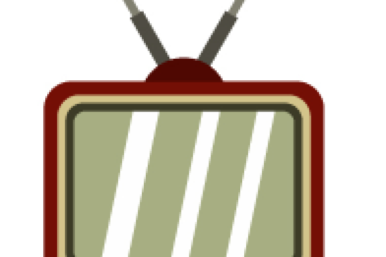 cartoon drawing of a TV