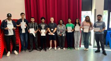 Robert Clack students celebrate A-Level results