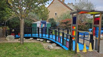 New garden at Heathlands Day Centre