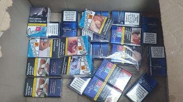 Seized cigarettes