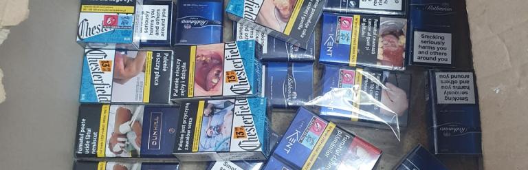 Seized cigarettes